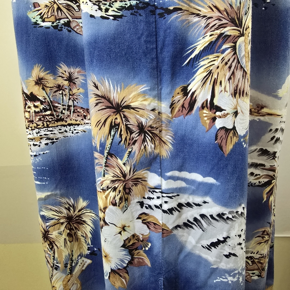 Hilo Hattie Hawaiian Tropical Print Maxi Dress Size 14 Floral Vacation - Picture 6 of 8